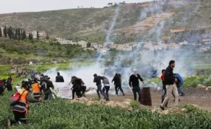 مواجهات مع الاحتلال في قرية المغير